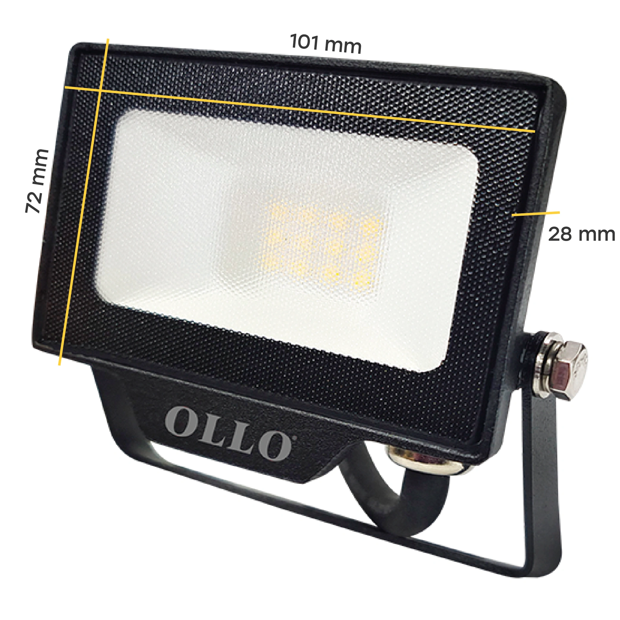 LED Mitrumizturīgs āra prožektors 10W, 1000Lm, 4000K, IP65